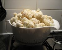 Bloemkool, over na 1 maaltijd voor 2 personen :)